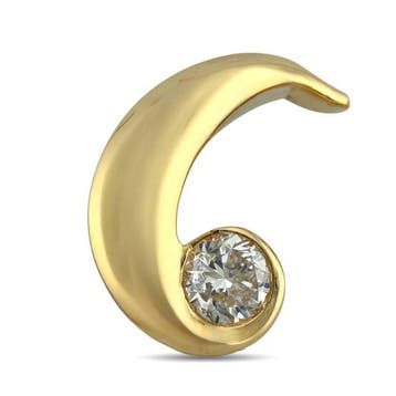 Boucles doreilles - 14 carats Or jaune, Boucles doreilles