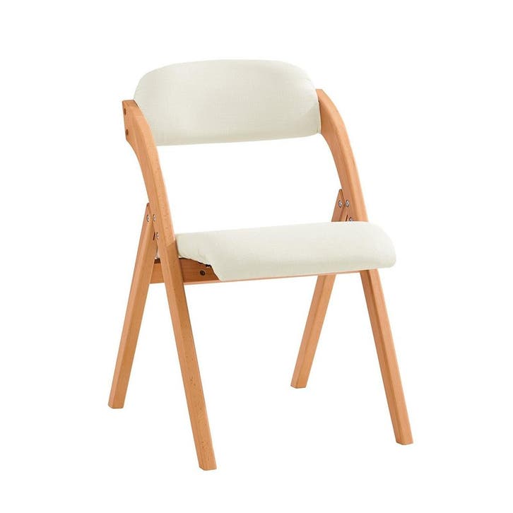 2dekans | SoBuy Houten Klapstoel met Gestoffeerde Zitting -, Huis en Inrichting, Stoelen, Ophalen of Verzenden