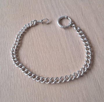 Argent - Chaîne - gilet montre de poche