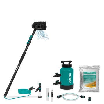 Aluminium Telescopic Wash Brush 4,60m and DI Water Filter |, Huis en Inrichting, Schoonmaakartikelen, Verzenden
