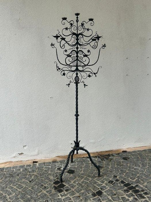 Kandelaber - Smeedijzer, Antiek en Kunst, Antiek | Overige Antiek