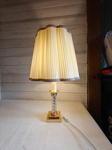 Klassieke Neoklassieke Tafellamp -Messing - Lampe - Laiton, Huis en Inrichting, Nieuw