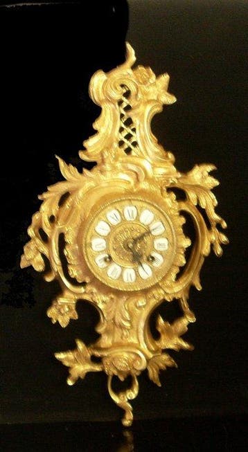 Pendule de cheminée - Antique - Bronze doré - 1970-1980
