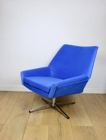 VEB Metallwaren Naumburg - Chaise longue - Fauteuil - Hêtre