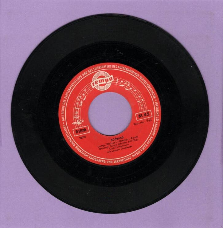 Steff Lindemann – Südwind / Warum Strahlen Heut Nacht Die St, Cd's en Dvd's, Vinyl Singles, Ophalen of Verzenden