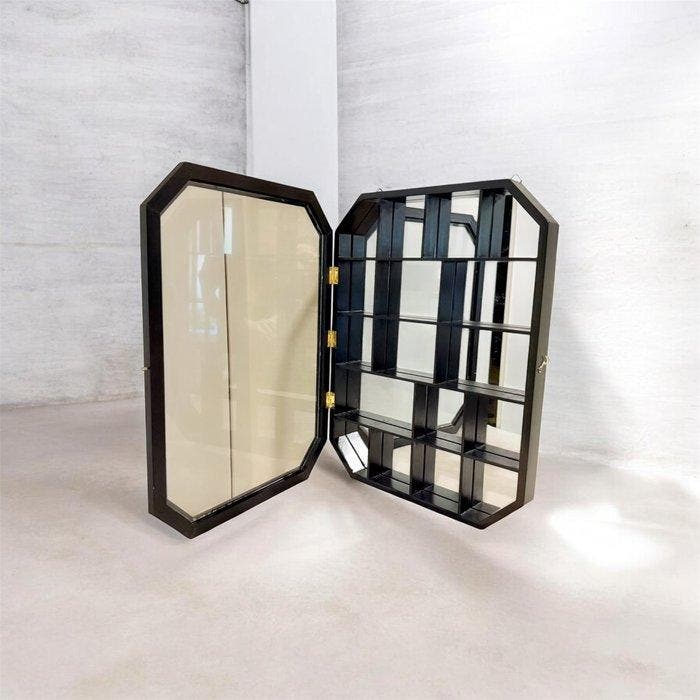 Vitrine - Hout, spiegel, Antiek en Kunst, Curiosa en Brocante