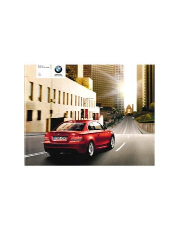 2007 BMW 1 SERIE COUPÉ BROCHURE NEDERLANDS