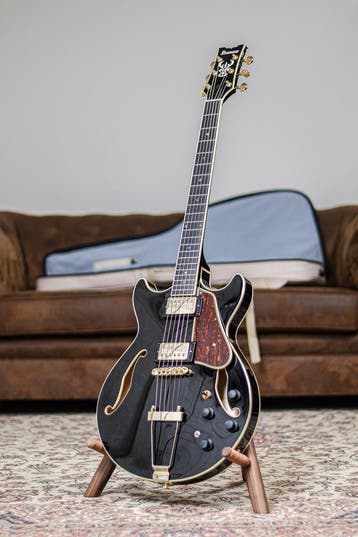 Ibanez AMH90 Artcore Expressionist | Black, Muziek en Instrumenten, Verzenden, Nieuw