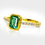 Sans prix de réserve - Bague - 14 carats Or jaune, IGI 1,02, Nieuw