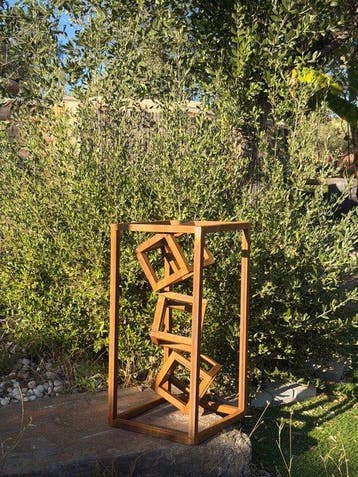 Ana Lucia B.M - Sculpture Corten - XL - No Reserve