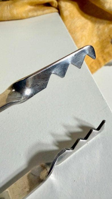 Christofle - Suikertang - Verzilverd, Zilververguld,, Antiek en Kunst, Antiek | Meubels | Tafels