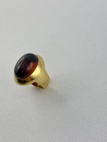 Pomellato - Bague - 18 carats Or jaune Grenat, Nieuw