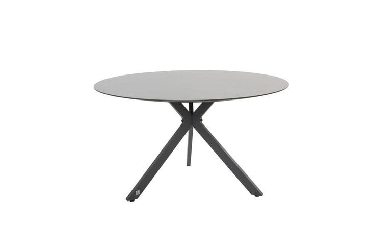 4 Seasons Outdoor Locarno tafel met HPL blad slate antraciet, Jardin & Terrasse, Ensembles de jardin