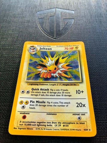Pokémon - 1 Card - Jolteon 4/64 Foil, Holo, Error card of