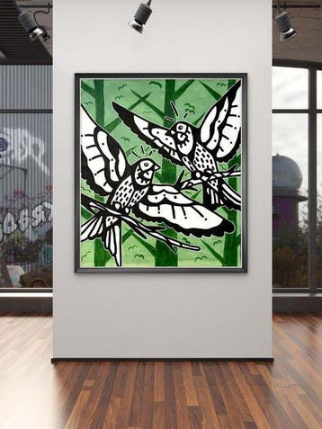 FROMtheCAVE - Happy together (XL Size Painting)