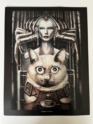 H.R. Giger - Tríptico - (x3) - Biomecánica - Jaren 2000