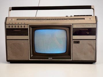 Philips - 1983 -Combistar TC-10 – XL Portable TV, Cassette, TV, Hi-fi & Vidéo