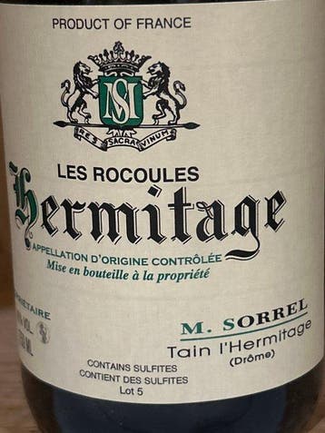 2019 Domaine Marc Sorrel, Hermitage Les Rocoules - Hermitage