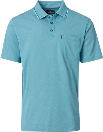 CASAMODA Polo Stretch Turquoise maat Maat 52/54 (L) Heren, Kleding | Heren, Polo's, Maat 52/54 (L), CASAMODA, Verzenden, Nieuw