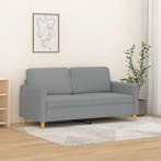 vidaXL Tweezitsbank / zetel 140 cm stof lichtgrijs, Huis en Inrichting, Zetels | Zetels, Verzenden, Nieuw