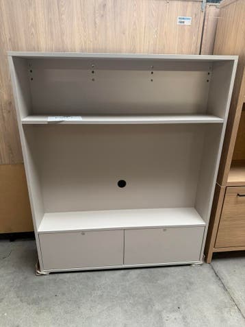 Woodstock tv meubel, kleur ivory, Nieuw, Overige materialen