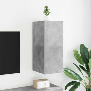 vidaXL Tv-wandmeubel met LED-verlichting 30,5x35x70 cm, Huis en Inrichting, Verzenden, Nieuw