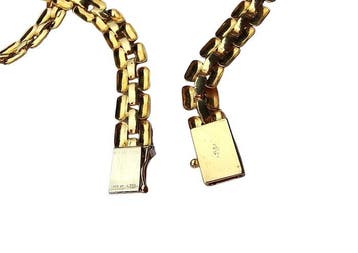 Halsketting - 18 karaat Geel goud - Collier van 18 karaats, Nieuw