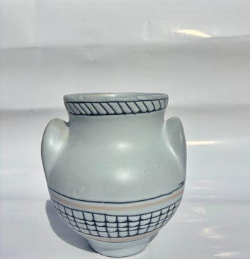 Vallauris - Roger Capron - Vase - À oreilles - Faïence