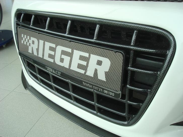 Rieger Carbon Look Grill | Scirocco 3 (13): 08.08-04.14 (tot, Autos : Pièces & Accessoires, Carrosserie & Tôlerie, Envoi