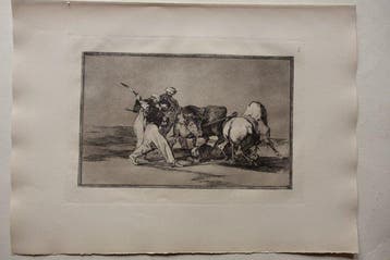 Francisco De Goya (1746-1828) - La Tauromaquia Blatt #3: Los