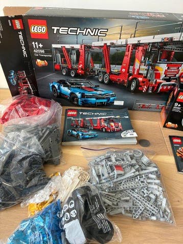 Lego Set - Technic - 42098 Car Transporter; 42093 Chevrolet, Nieuw