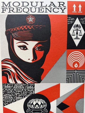 Shepard Fairey (OBEY) (1970) - Modular Frequency