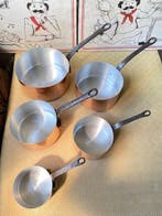Tournus - Kookpottenset (5) - Koper, Antiek en Kunst