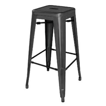 Barkrukken | BISTRO | Staal | Black | In-/Outdoor |, Verzenden, Nieuw in verpakking
