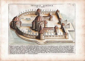 Italië - Lazio / Rome; G. Lauro - Thermae Agrippae prope T.