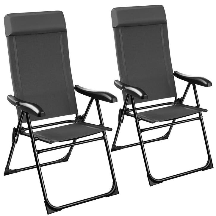 Inklapbare campingstoel Müritz met hoofdkussen, aluminium, Caravanes & Camping, Accessoires de camping, Envoi