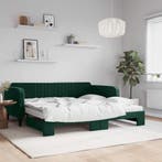 vidaXL Slaapbank onderschuifbed matrassen 100x200cm, Huis en Inrichting, Slaapkamer | Bedden, Verzenden, Nieuw