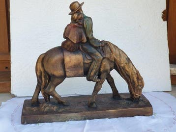 Manufacture Nouvelle de Faïences, Sevres - sculptuur,, Antiquités & Art