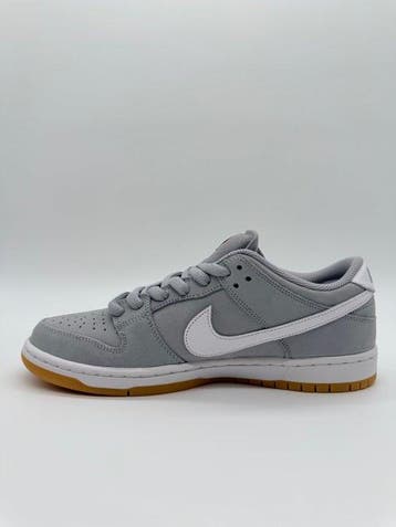 Nike - Nike SB Dunk Low wolf grey orange label - Sneakers -, Nieuw