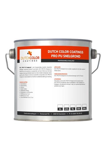 DCC PRO PU Snelgrond Grachtengroen | Q0.05.10 1L, Doe-het-zelf en Bouw, Verf, Beits en Lak, Verzenden, Nieuw