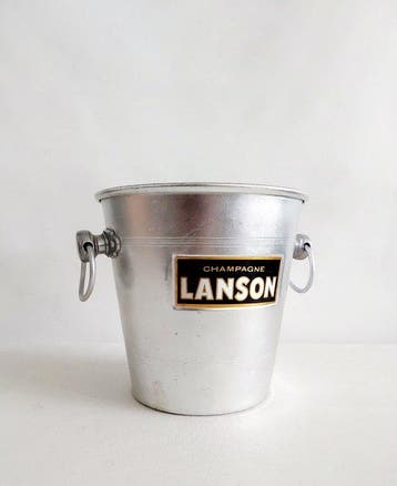 Lanson, SIWA - Champagne koeler (2) - Aluminium - Bistro