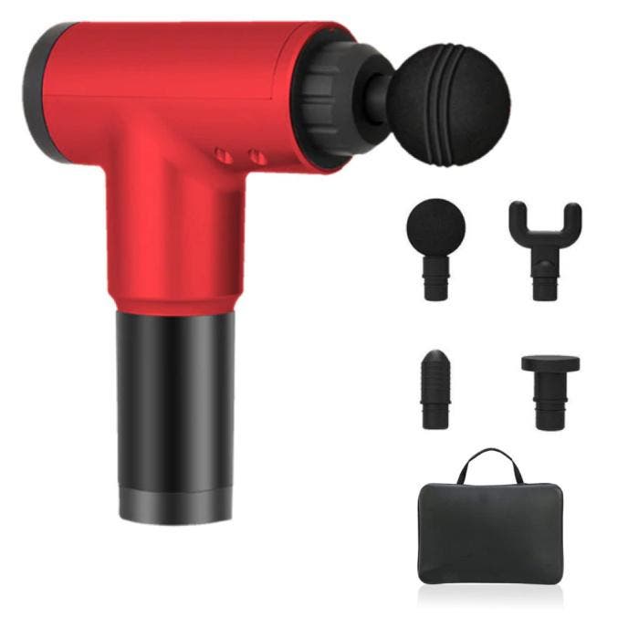 Professioneel Massage Apparaat Gun Inclusief Opbergtas - 4, Sports & Fitness, Produits de massage, Envoi