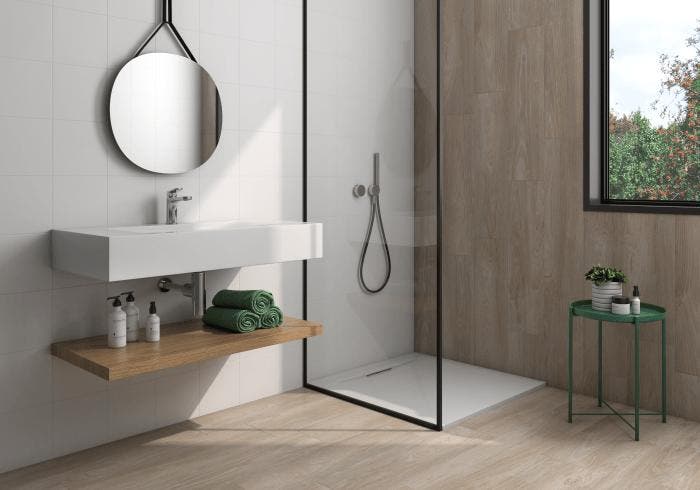 Vloertegel/Wandtegel Beige 20x120cm (Vloeren), Doe-het-zelf en Bouw, Tegels, 20 tot 40 cm, 60 cm of meer, 10 m² of meer, Nieuw