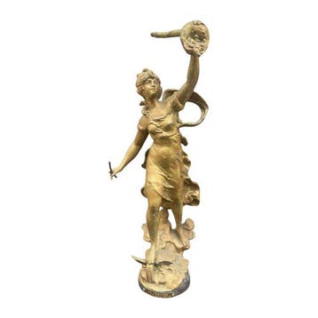 Moreau - Figuur - LA FORTUNE - Legering, Zinklegering