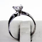 Zonder minimumprijs - Verlovingsring - 14 karaat Witgoud -