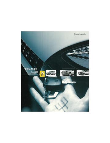 2002 RENAULT CLIO CHICANE BROCHURE NEDERLANDS