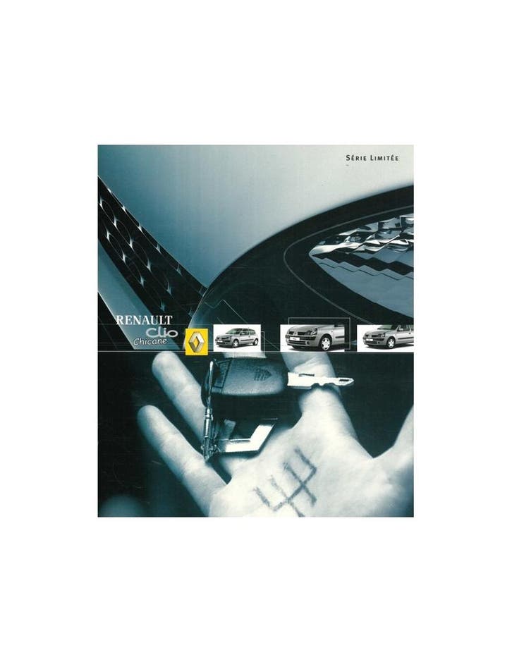 2002 RENAULT CLIO CHICANE BROCHURE NEDERLANDS, Livres, Autos | Brochures & Magazines