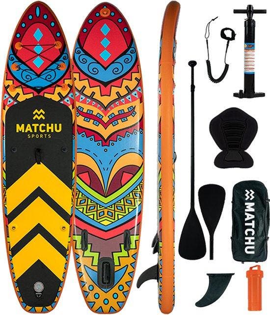 2dekans | Matchu Sports - SUP board Deluxe - Stand up paddle, Watersport en Boten, Suppen, Ophalen of Verzenden