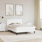 vidaXL Bedframe met LED-stripverlichting Wit 160 x 200 cm, Verzenden