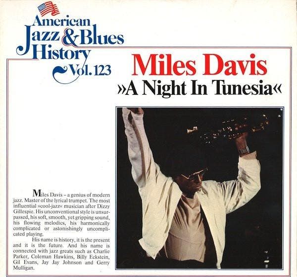 Miles Davis - A Night In Tunesia (LP), Cd's en Dvd's, Vinyl | Jazz en Blues, Zo goed als nieuw, Verzenden
